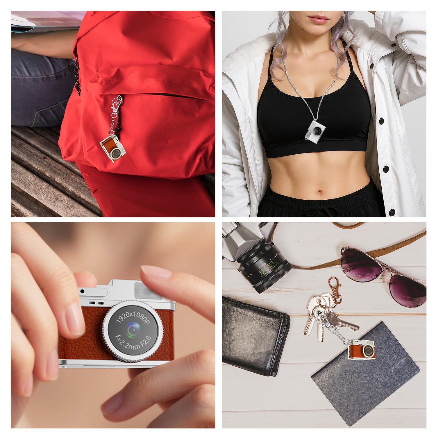 Mini fotocamera digitale retrò FHD 1080p FHD, piccole fotocamere portatili piccole e compatte vintage, registratore video tascabile con scheda da 32 GB per registrare viaggi e studi (nero)