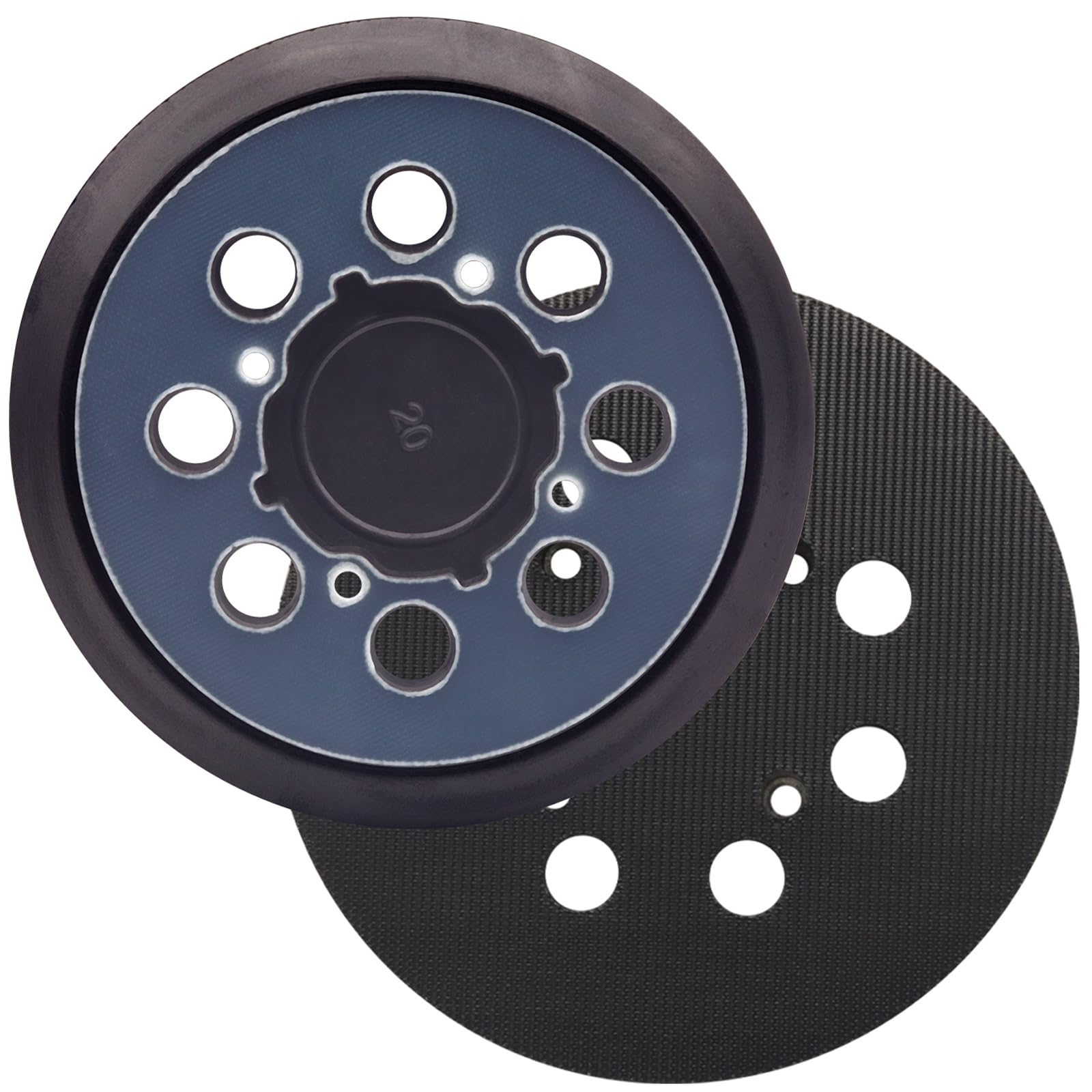 2 Pack Sander Pad for Dewalt,5 inch 8 Hole Hook and Loop Replacement Orbital Sander Pad for DeWalt DWE64233 & N329079 Compatible with DWE6423/6423K,