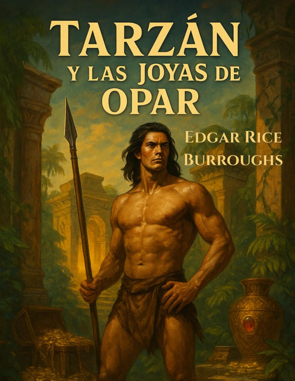 Tarzán y las Joyas de Opar: Una novela clásica de aventuras en la jungla y la ciudad perdida de Opar (Las Aventuras de Tarzán)