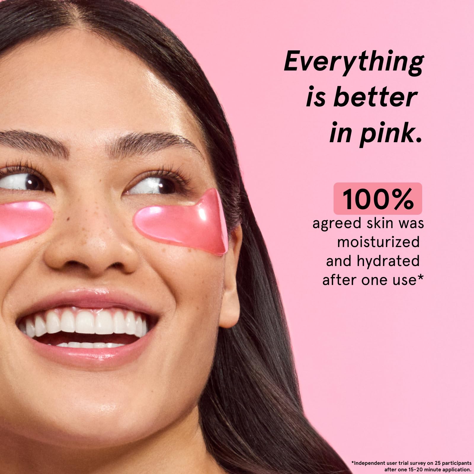 grace & stella Award Winning Under Eye Mask - Reduce Dark Circles, Puffy Eyes, Undereye Bags, Wrinkles - Gel Under Eye Patches - Small Birthday Gifts - Vegan Cruelty-Free (Pink, 6 Pairs) view 2