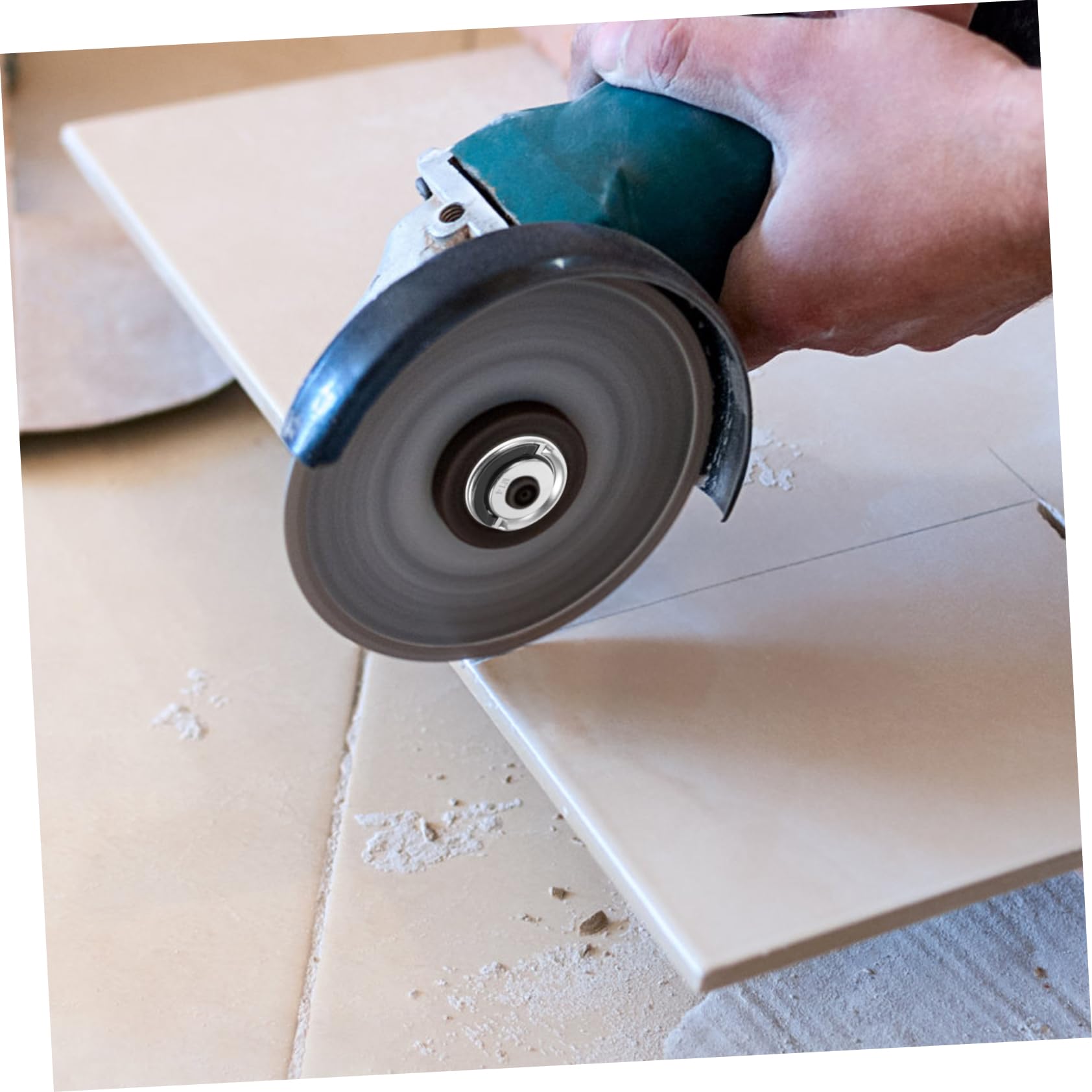 HOMSFOU 3 Pz Piastra per smerigliatrice angolare dado della smerigliatrice smerigliatrice angolare accessori per smerigliatrice levigatrice angolare dado flangiato in acciaio Silver