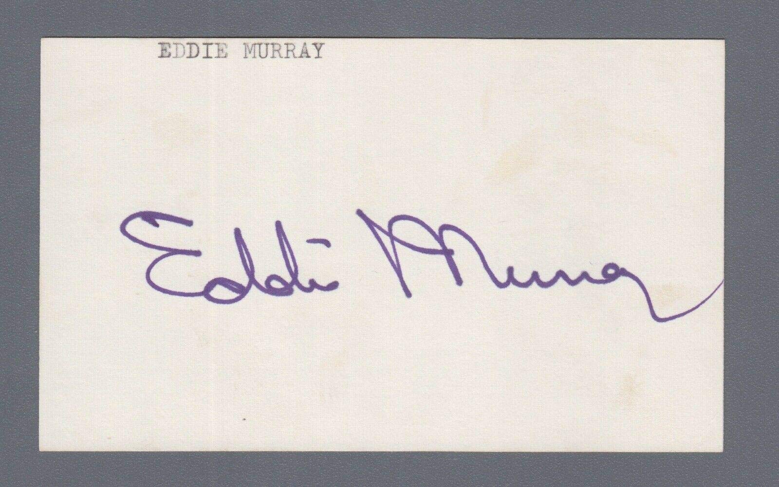 エディ マ Eddie Murray Autograph Purple 5 5 Lxcrv M カード