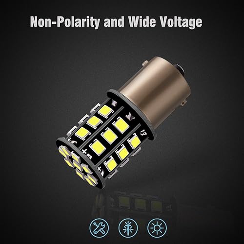 Miniatura 8 de Antline 3157 7443 1156 1157 194 bombillas LED blancas, 12  24 V, 1000 lúmenes, repuesto para luces de marcha atrás, luces de freno traseras, luces