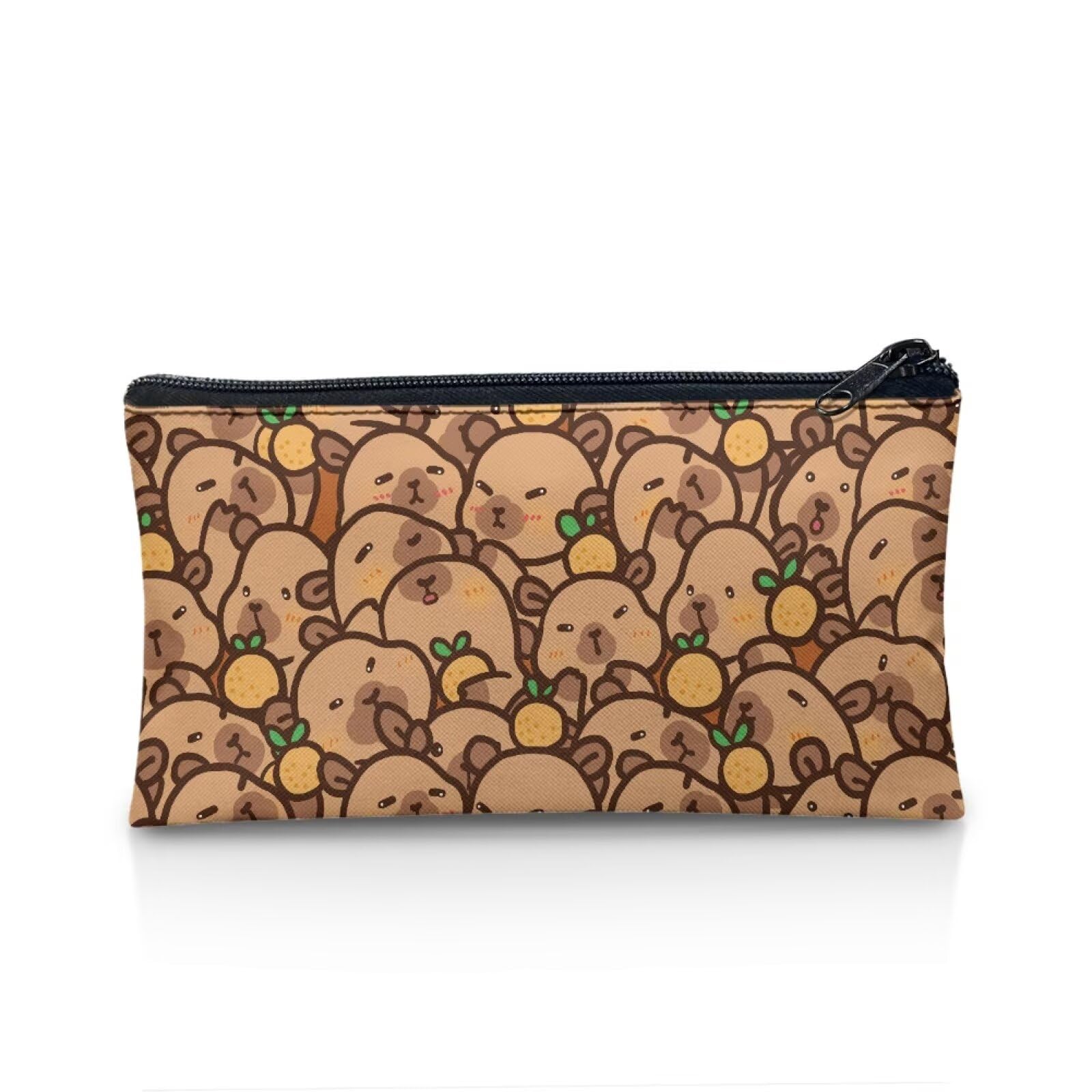 POLERO Capybara Pencil Case Cute Pencil Box for Girls Slim Pen Pouch Back to School Stationery Supplies