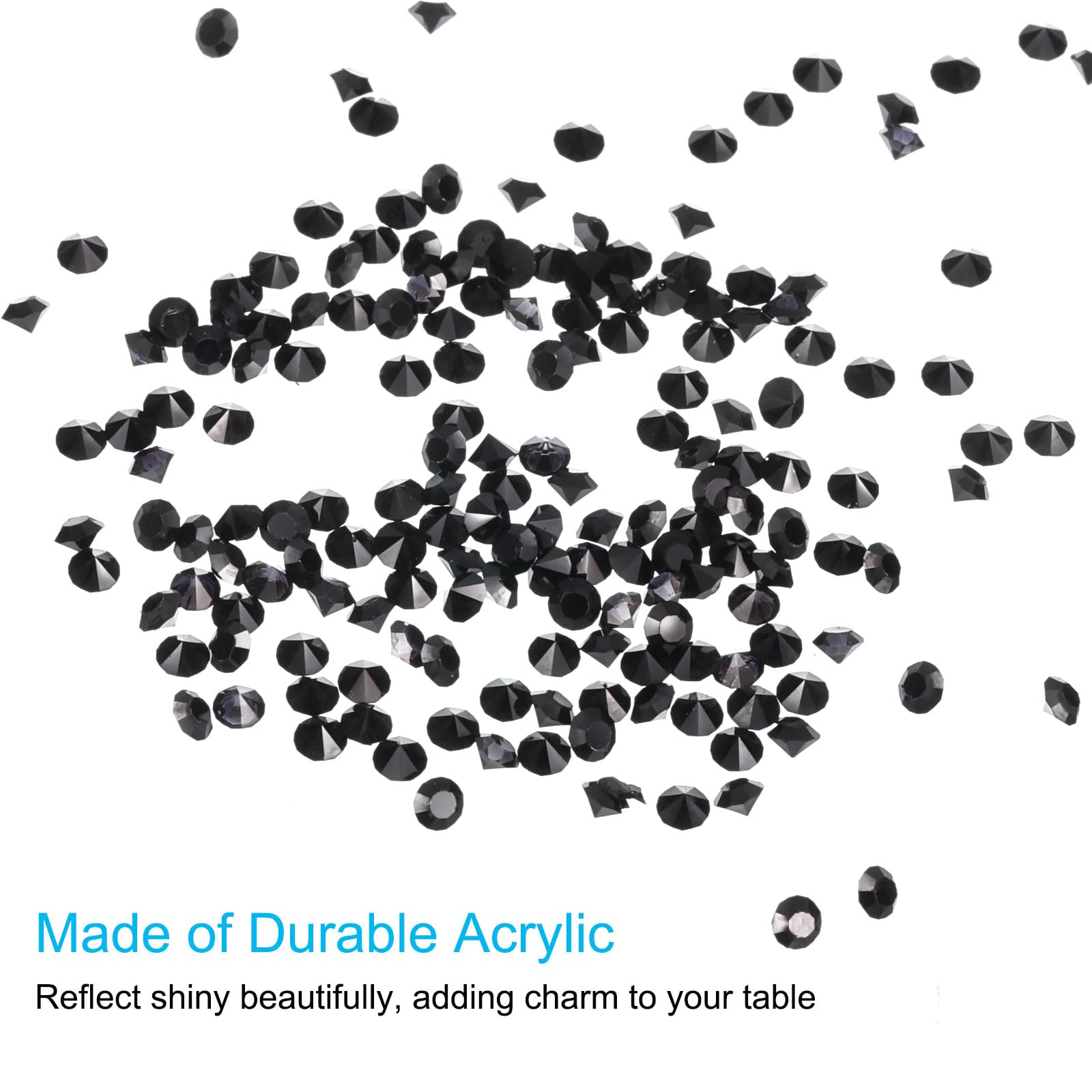 PATIKIL 14000Pcs Wedding Table Scatter Confetti Crystals 3mm Acrylic Diamonds Vase Fillers Gems for Table Centerpiece Decorations Bridal Shower Party - Image 3