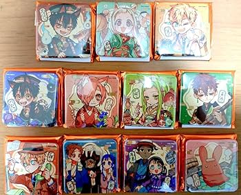 地縛少年花子くん 化け猫旅館 スクエア缶バッジ コンプリートセット 地縛少年花子くん 化け猫旅館 スクエア缶バッジ 19個 地縛少年
