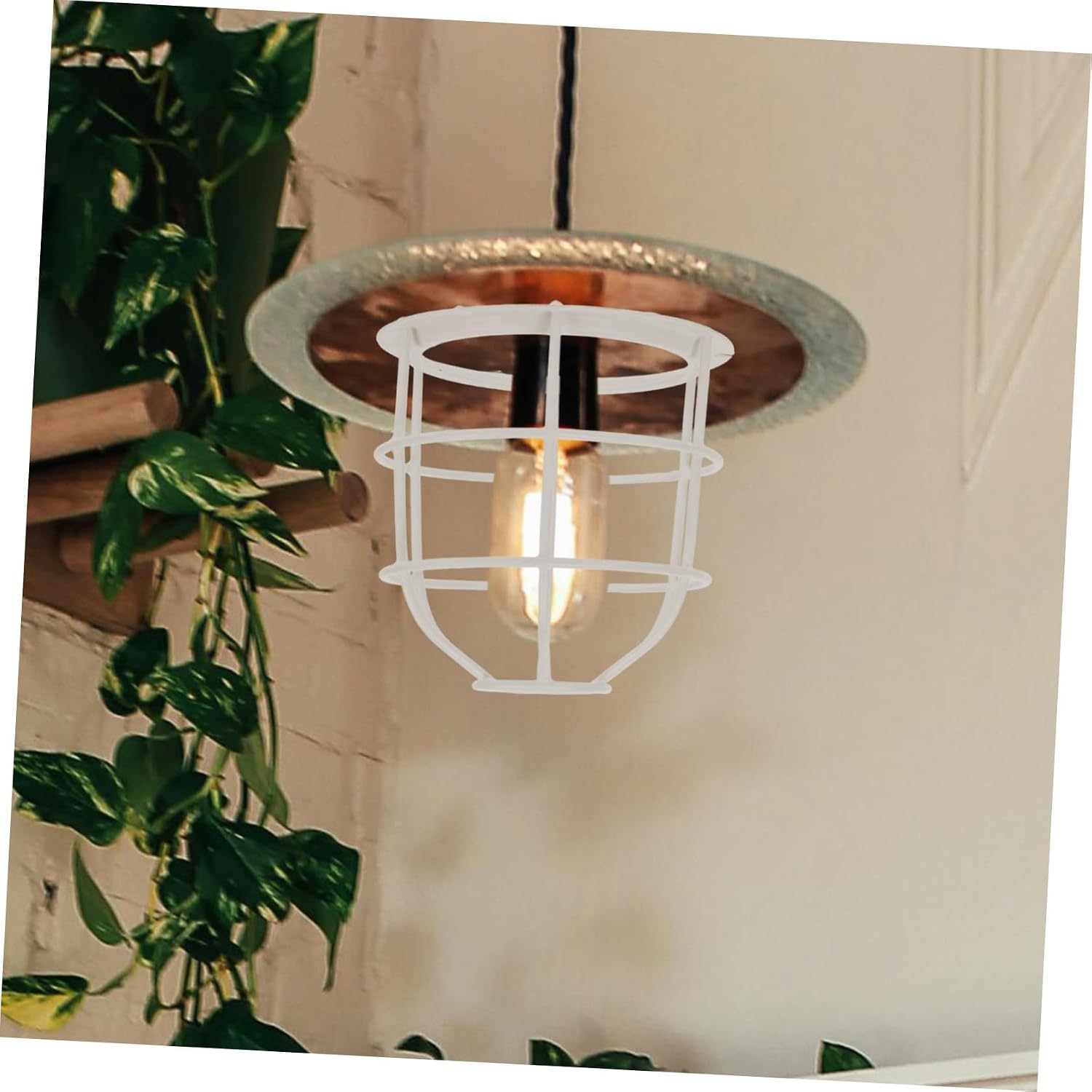 Metal Light Bulb Cage Guard 2pcs Impact Protection for Workshop