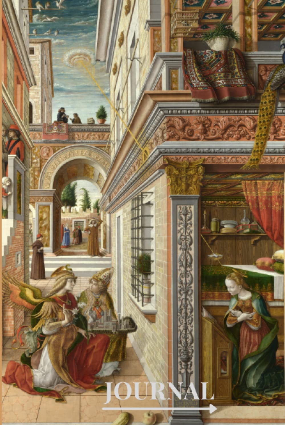 Journal: The Annunciation, with Saint Emidius - Carlo Crivelli 100 page blank lined journal note book (Classical Art Journals - notebooks)