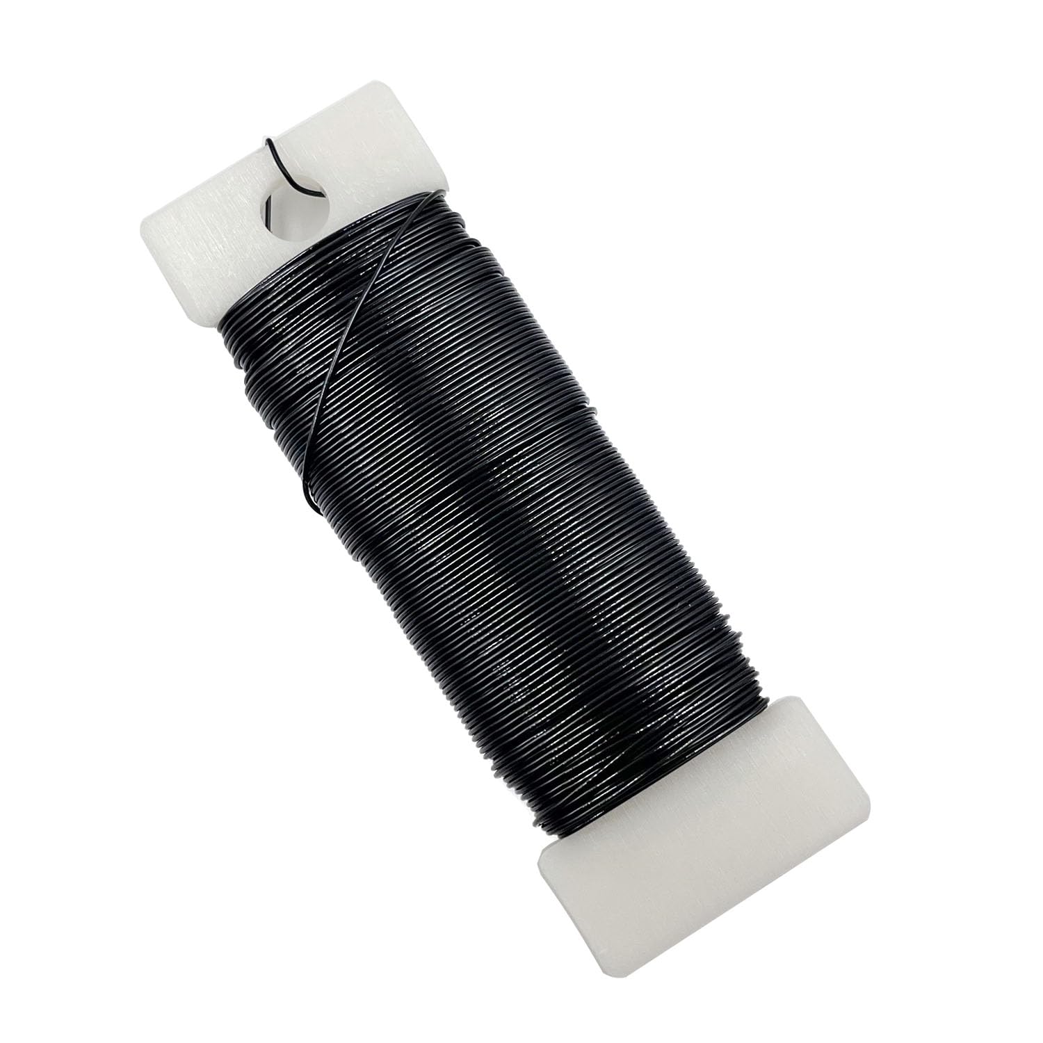 22 Gauge Black Metal Floral Wire, 38 Yards/35 Meters,for Christmas Wreaths,Tree Decoration,Flower Arrangement,Craft Wire,Flower Wire,Garden Wires,Flowers Bouquet Accessories,Jewelry Wires DIY