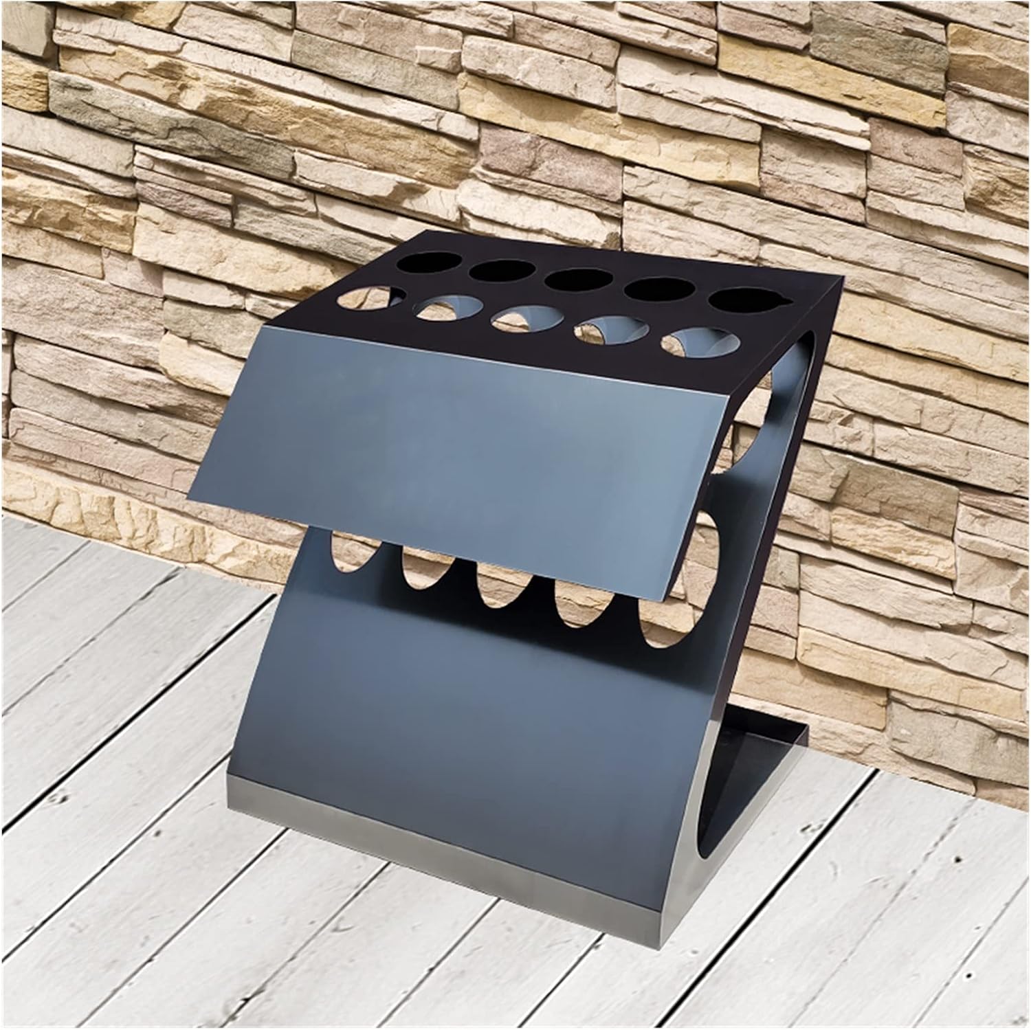 Commercial Metal Umbrella Stand, Customizable Logo Support for Hotels, Offices, Buildings, Stores, Exhibition Halls -, Stylish Umbrella Holder with High Capacity