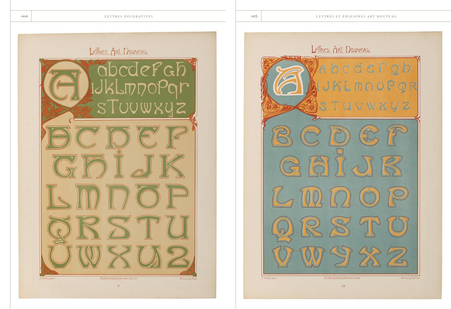 Lettres Décoratives: A Century of French Sign Painters’ Alphabets