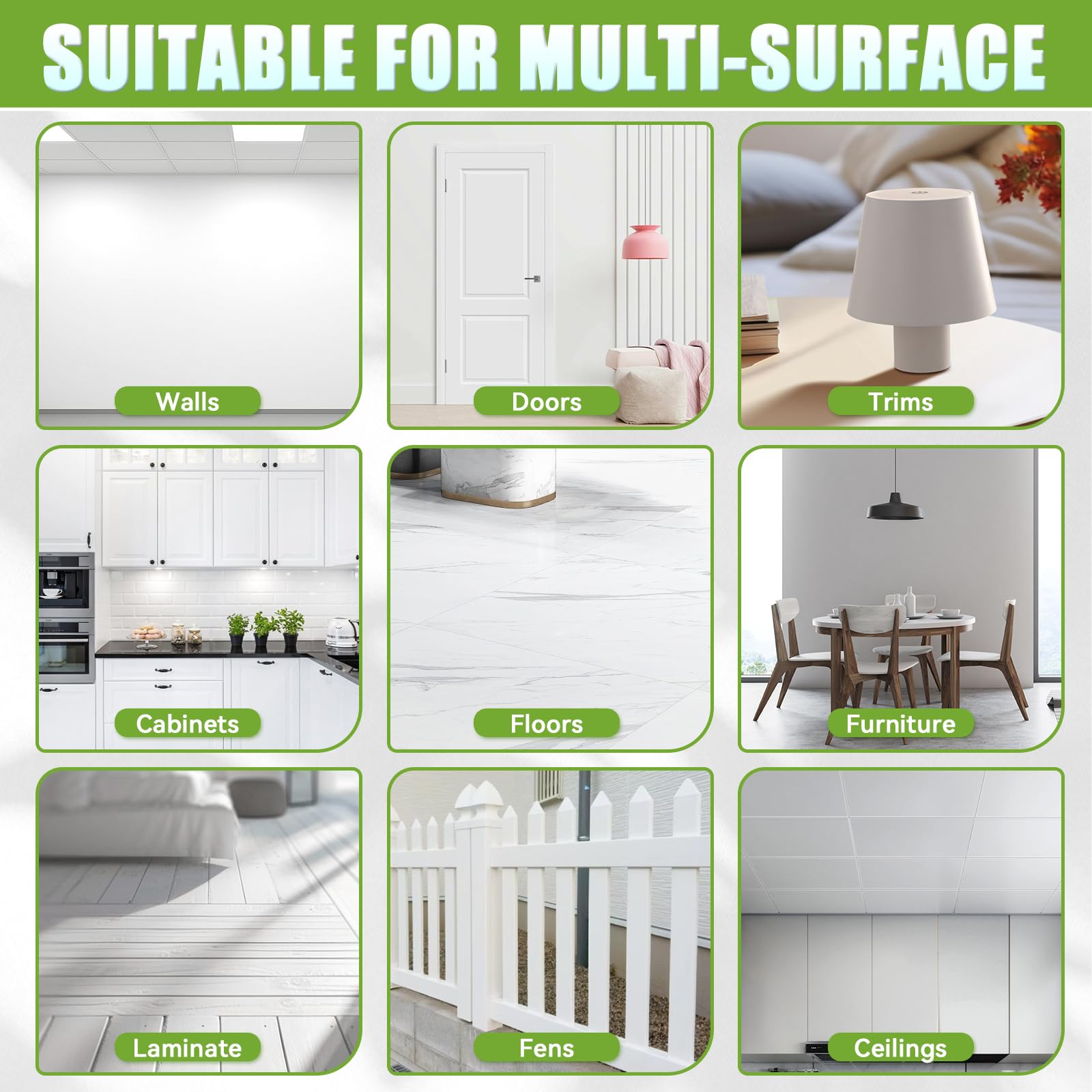 White Touch Up Paint Pen White Paint for Wall Door Cabinets Furniture Enamel Semi-Gloss 30ML — view 6