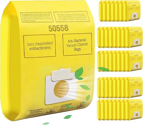 Paquete de 40 bolsas para aspiradora tipo CQ 50558 compatibles con Kenm.ore Canister Type CQ 5055,50557,50558 (40)
