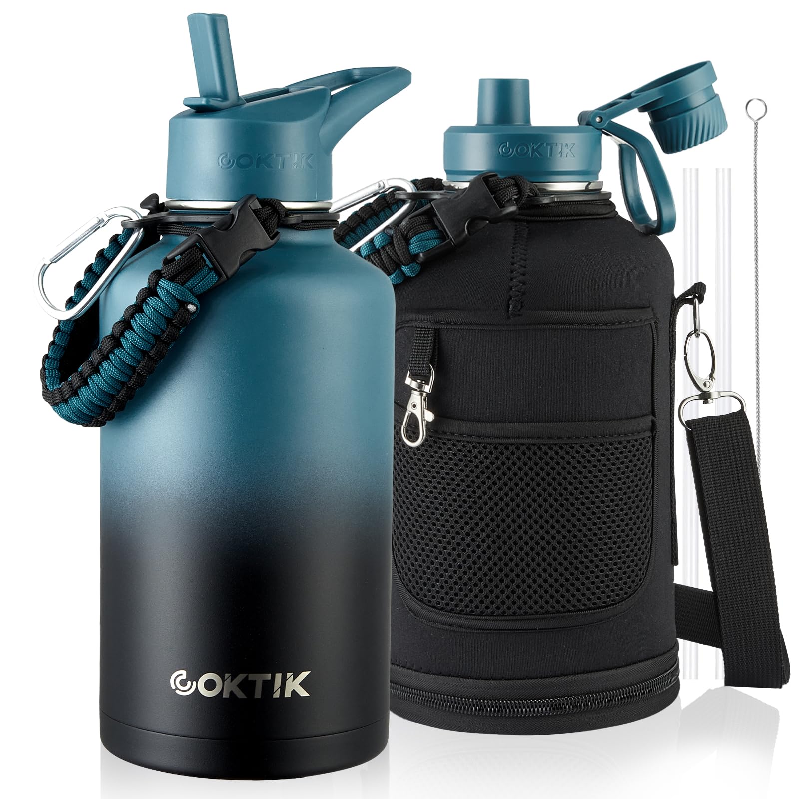 COKTIK 64oz Insulated Water Bottle