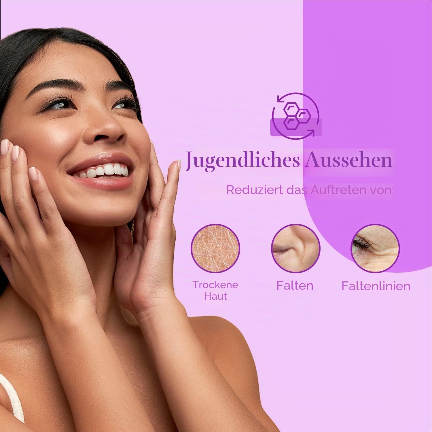 Clear Beauty Collagen Daily Face Moisturizer – Reduziert Falten, Feine Linien, Spendet Feuchtigkeit, Anti-Aging, Clean Beauty, Tierversuchsfreie Koreanische – Alle Hauttypen – 1,69 Oz