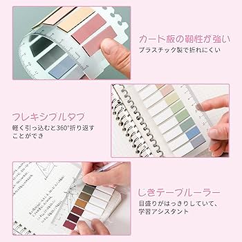 メモ帳　シール大量ぼっくす♡ Amazon.co.jp: Doyime インデックス 付箋【600枚入り