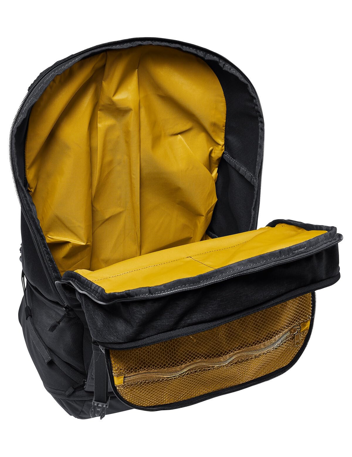 VAUDE Bike Alpin Pro 28+ Mountainbikerucksack – Schwarz | Mountainbikerucksack mit Aeroflex-Rückensystem – 28 L Volumen – Regenhülle inklusive – für Mehrtagestouren