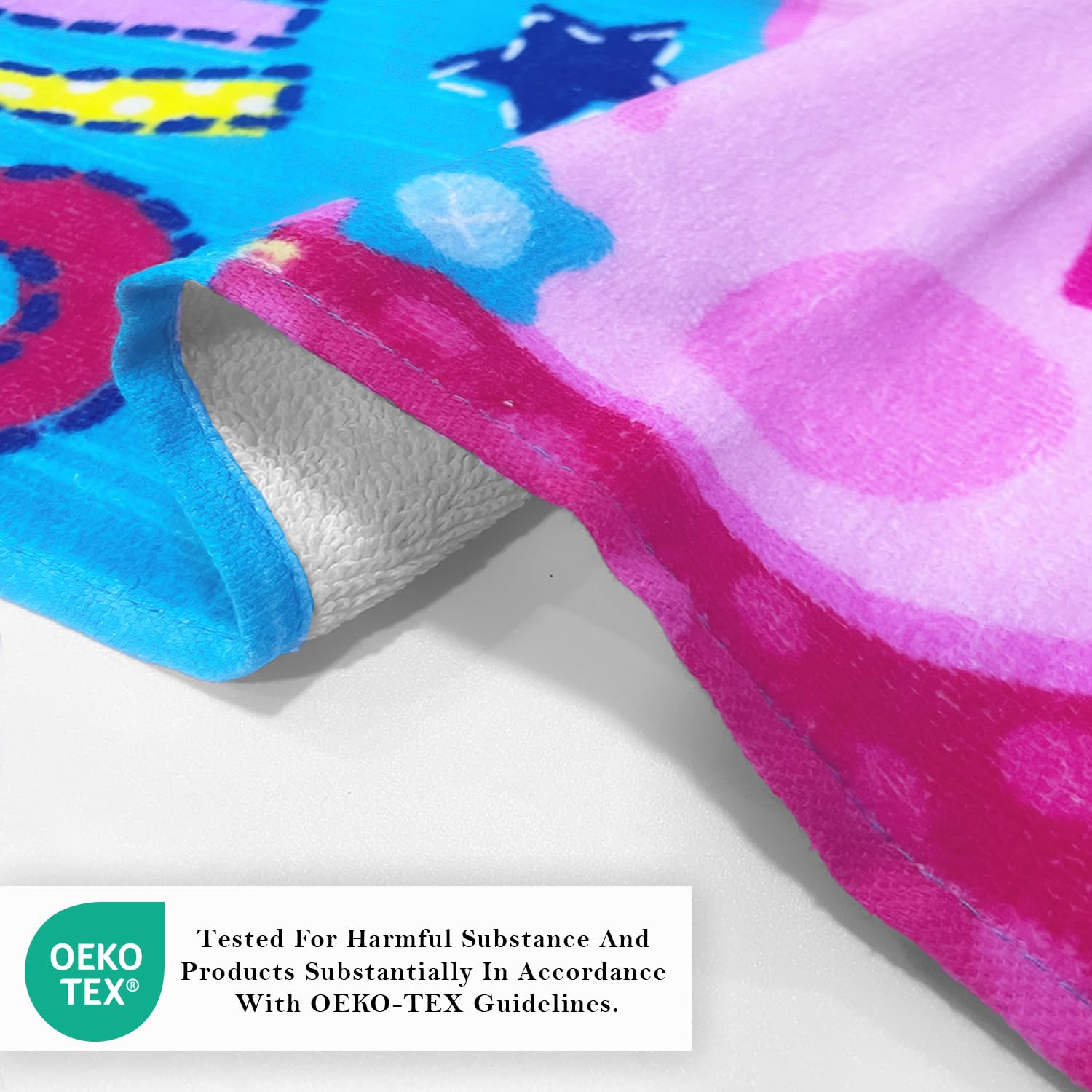 Sassoon Peppa Pig (Sing) Cotton Kids Bath Towel with Gift Box in 400 GSM- 60 cm x 120 cm 2