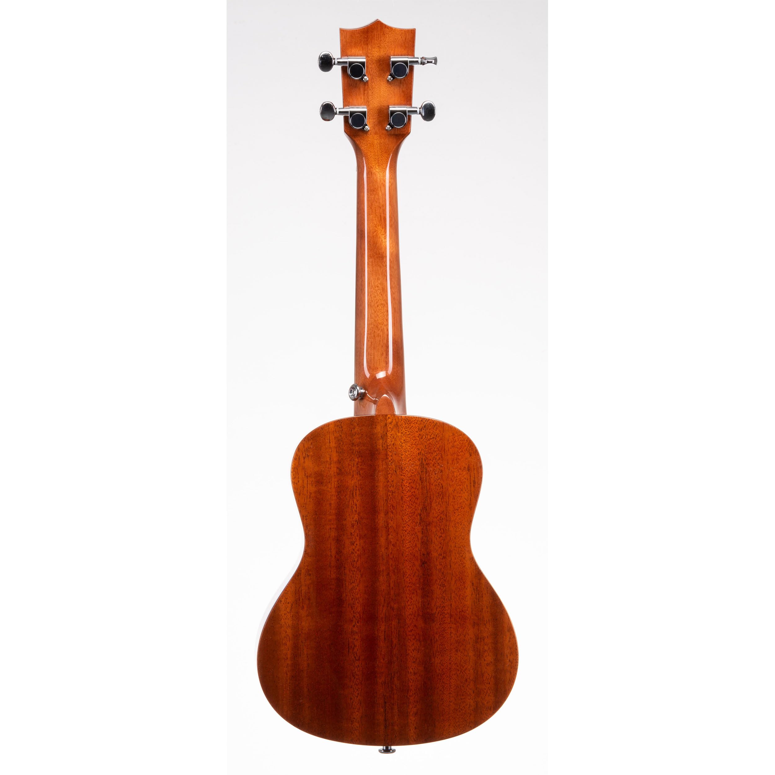 VOLT - Ukelele Riva, tamaño tenor, tapa maciza de caoba, diapasón: palisandro, acabado brillante, adornos de nácar, longitud: aprox. 660 mm, con botones de correa, incluye funda forrada