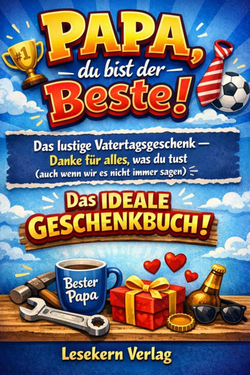 Papa, du bist der Beste!: Das lustige Vatertagsgeschenk – Danke für alles, was du tust (auch wenn wir es nicht immer sagen)