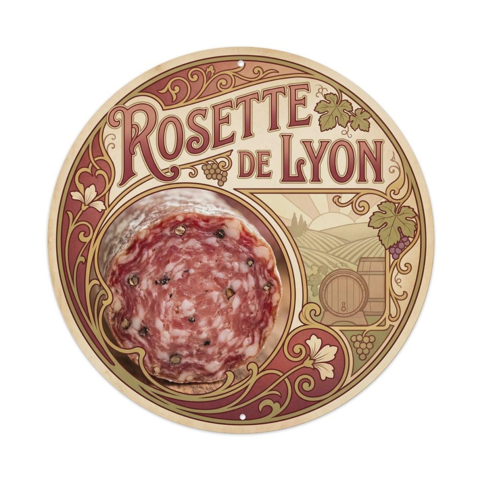 Italian Molise Travel Food Red Pepper Sausage Metal Tin Sign