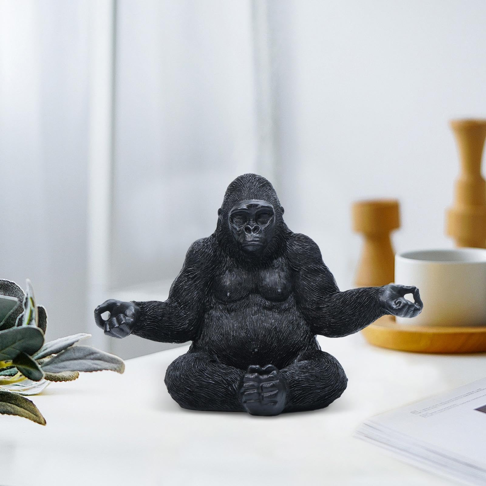 チンパンジー Amazon.co.jp: Ghjkldha ミニチンパンジーの置物、小さなチンパンジー