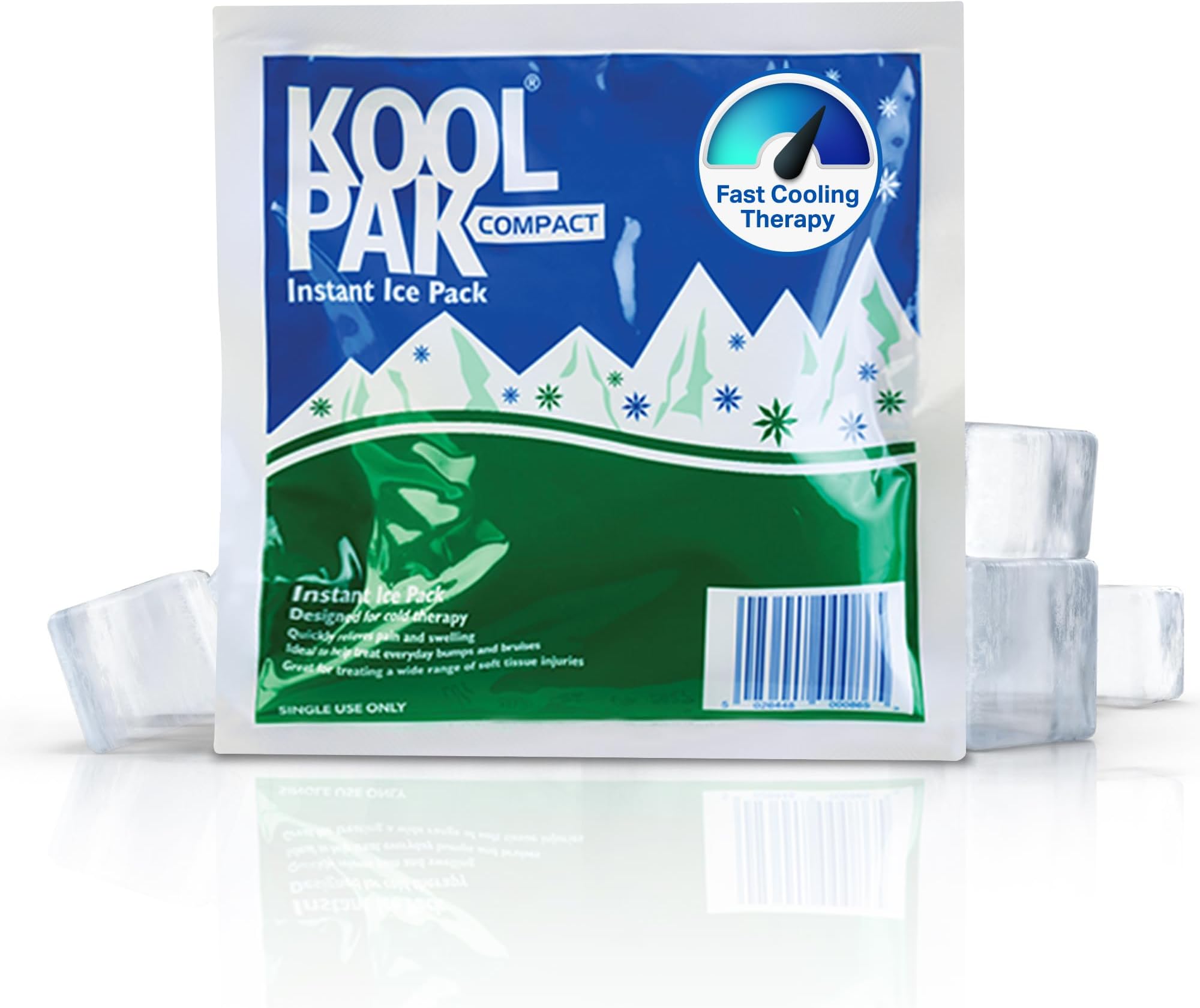 Koolpak Compact Instant Cold Ice Packs - 15 x 15cm (80)