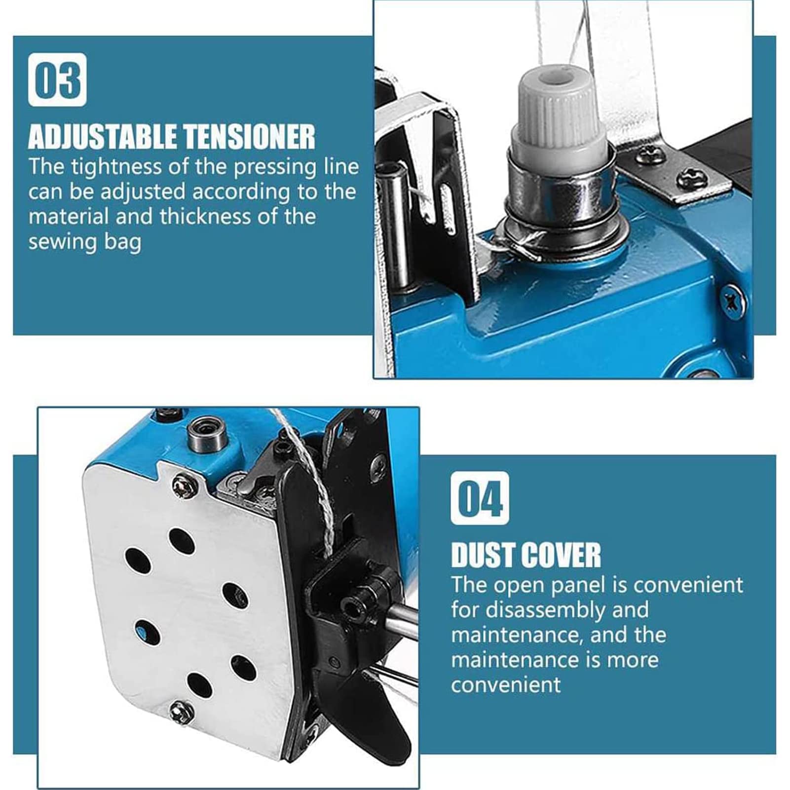 Amazon.co.jp: 手持ち式袋とじ機 工業用袋止め機、手持ち式袋とじ機