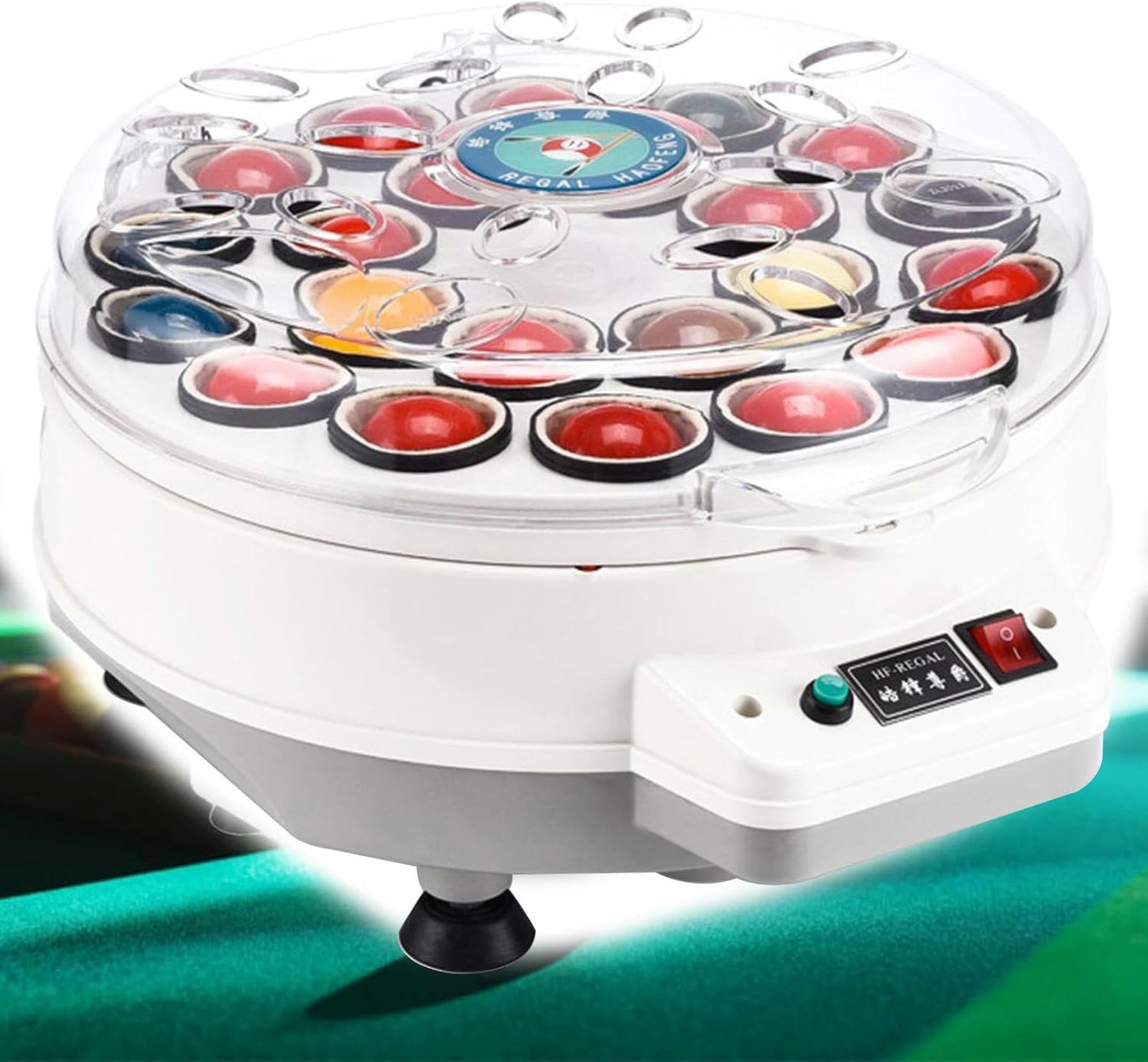 Máquina limpiadora de bolas de billar automática con función de pulido para snooker