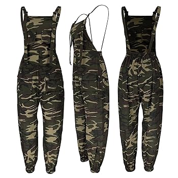 パンツ Personsoul Camouflage Overalls Cargo Personsoul Camouflage Overalls with Zip-Off Legs - personsoul