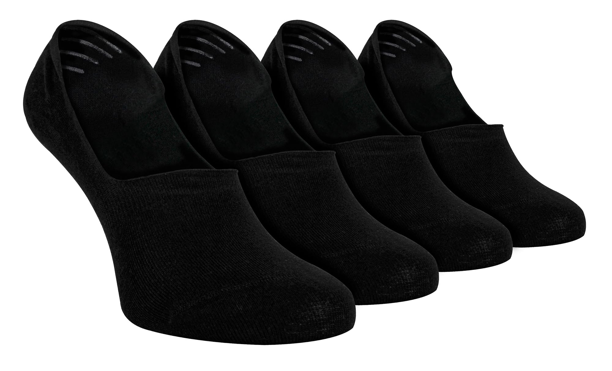 Sock Snob Women's Bamboo No Show Socks - Size 4-8 - Black
