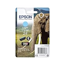 Epson 24 Serie Elefante Cartuccia Getto d’Inchiostro, Ciano Chiaro