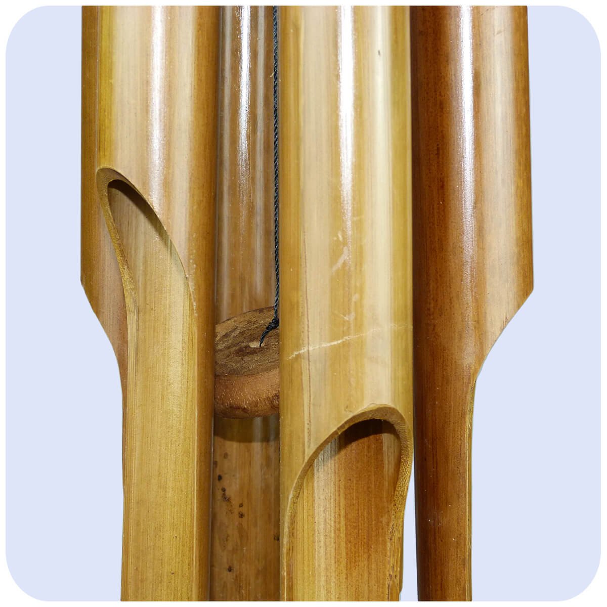 Windspiel Klangspiel Bambus Deko Mobile Klangröhren Klang-Spiel Entspannung Garten Türglocke Feng Shui 3 Set