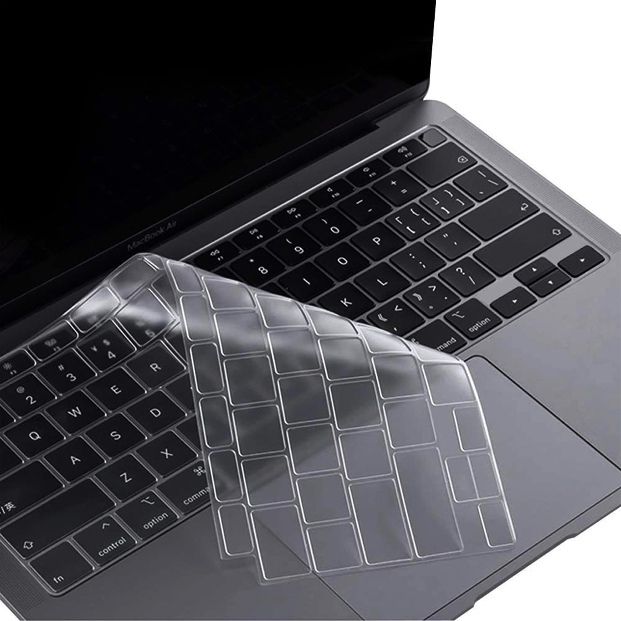Amazon Basics Keyboard Protector for MacBook Air M1 13-inch 2020 Release | Compatible with Model A2179, A2337 | Ultra-Thin Waterproof & Dust-Proof Keyboard Skin TPU (Clear Design) (B0D93ZKNZJ) Amazon Price History, Amazon Price Tracker