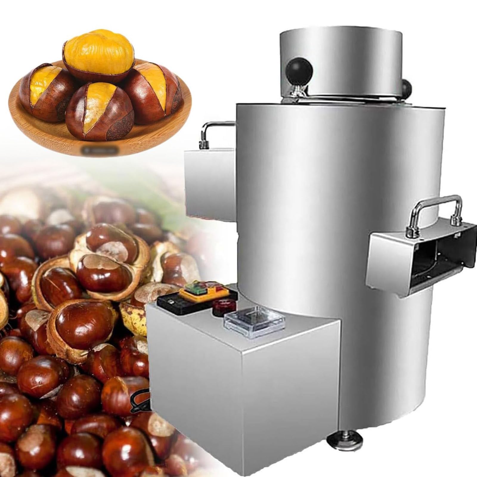 Automatyczna Obieraczka z 5 Konfiguracjami Ostrzy Stalowych 8blades | Ostre, odporne ostrza pasują do różnych ilości; wspornik pozycjonujący pomaga ograniczyć uszkodzenia wnętrza