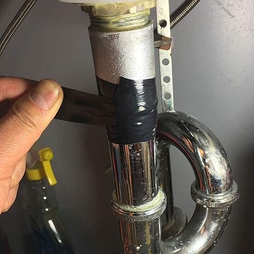 Miniatura 7 de Cinta de silicona autofusible de 1 pulgada x 10 pies, cinta de reparación de manguera de 0.020in, cinta de manguera de goma resistente y a prueba de