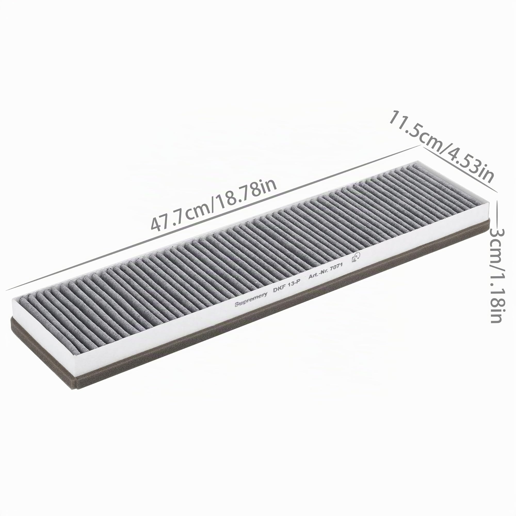 2x Filter kompatibel mit Miele Dunstabzugshaube DKF 13-P | Geruchsfilter mit Aktivkohle, Aktivkohlefilter Nachfolgemodell des DKF 13-1 DA3366 / 3466/3496