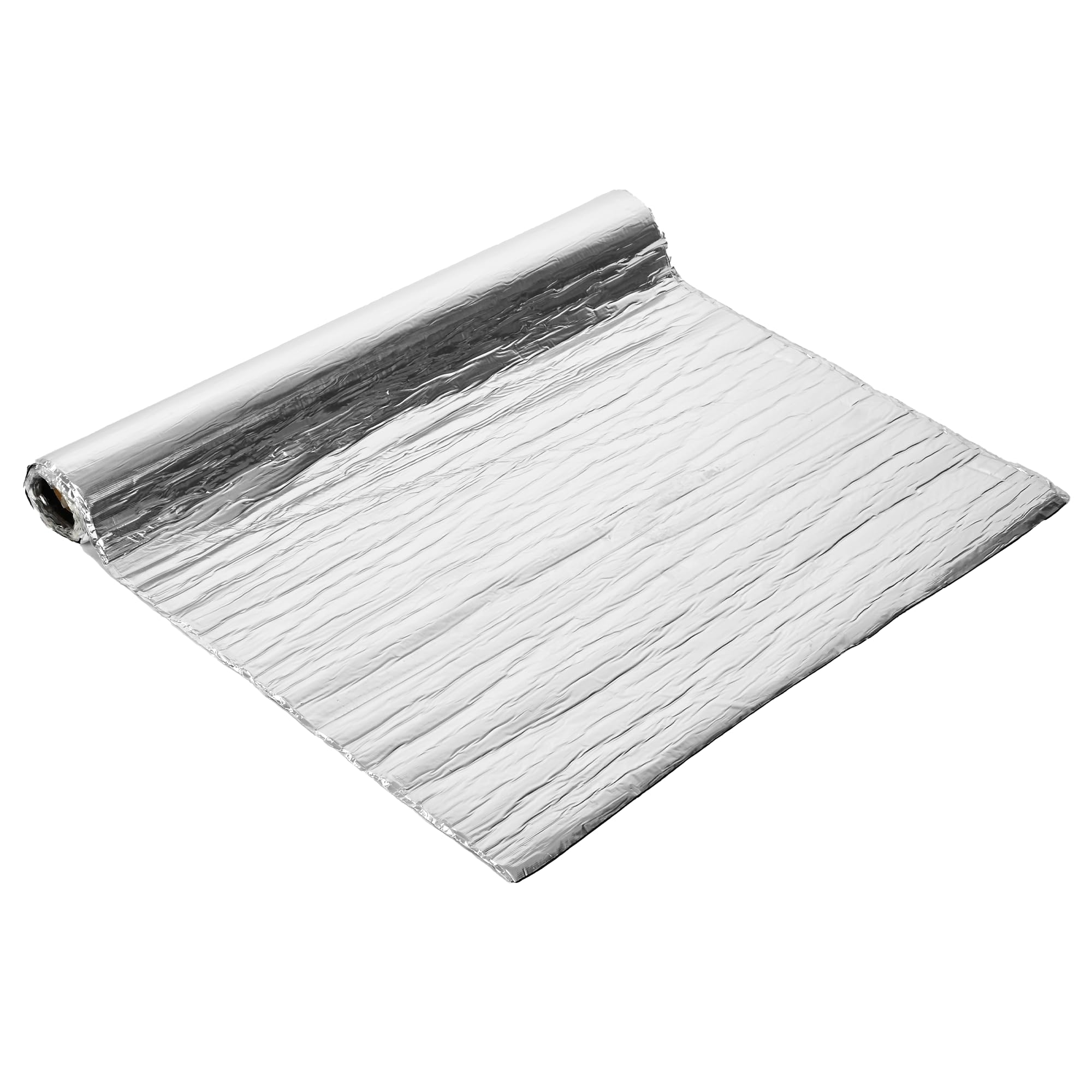 Nisorpa Asphalt Roofing Repair Roll, Roofing Felt Self-Adhesive Sheds Roofing Felt 100 x 500 cm, Aluminum Foil Bitumen Waterproof Roof Protector Underlayment Roll,Thermal Insulation, Silver