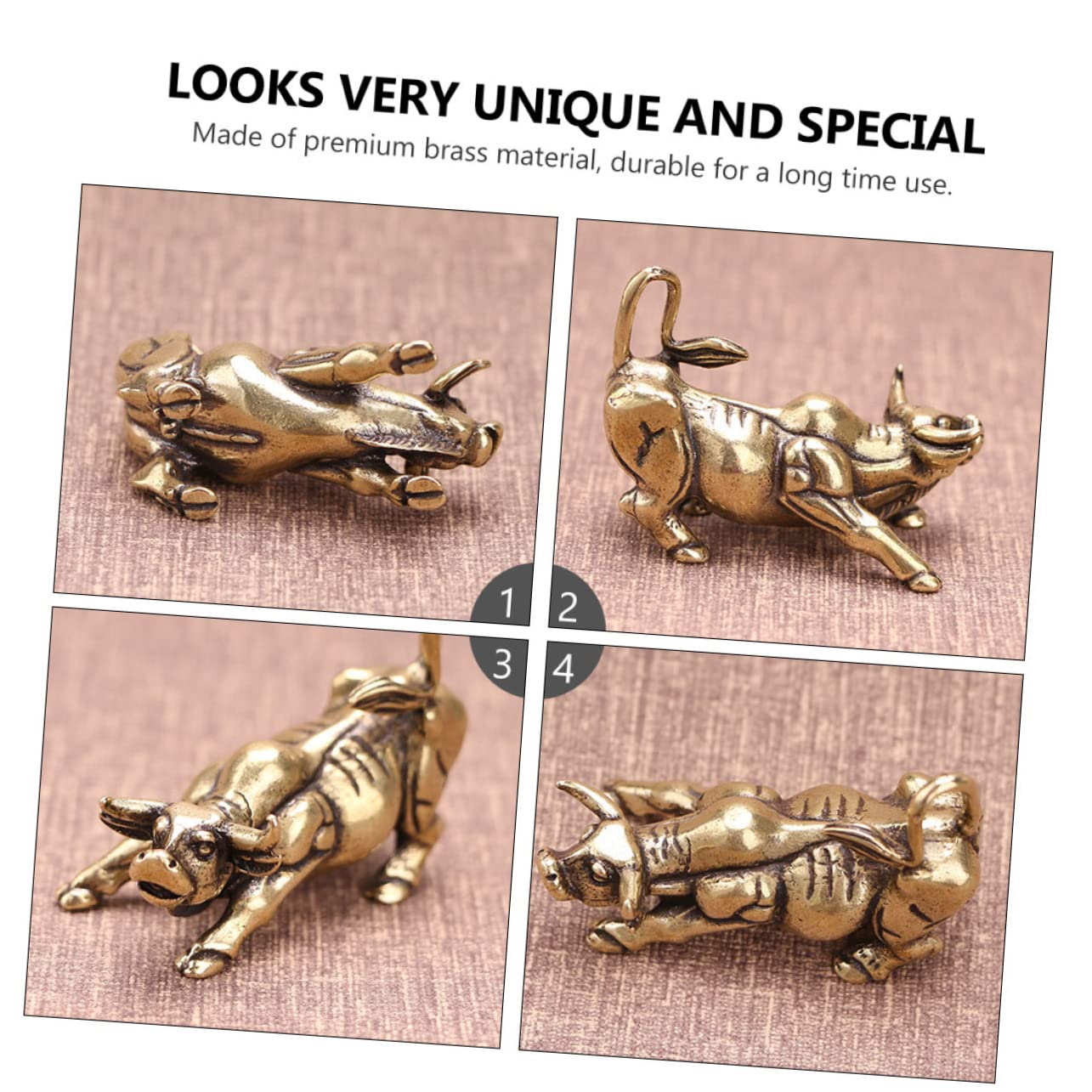 牛の形状 金属工芸品 牛の形状 金属工芸品