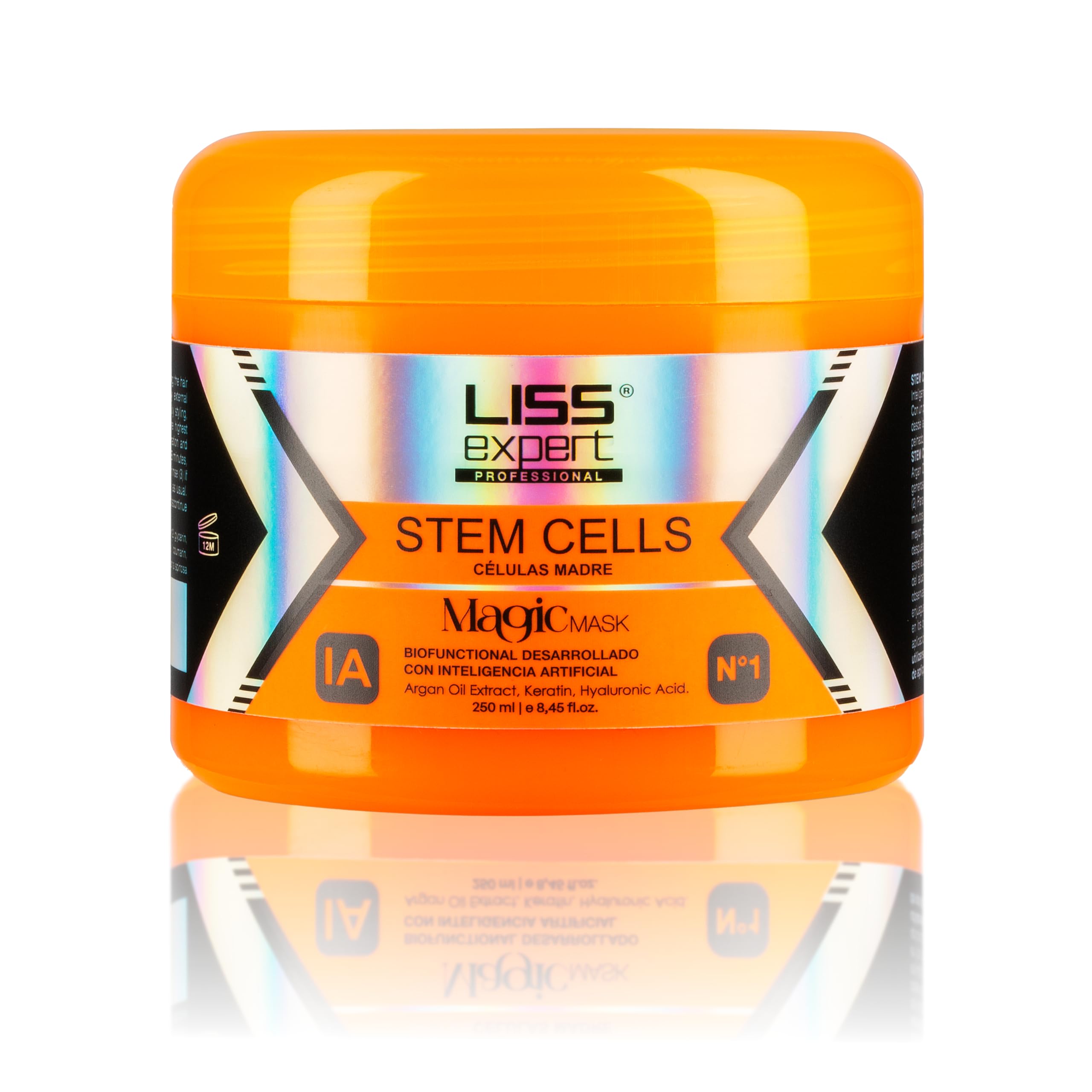 Liss Expert Stem Cells Magic MASK, Argan Oil, Keratin, Hyaluronic Acid | Provides Long-Lasting Frizz & Humidity Protection| Moisturizing | For All Types of Hair