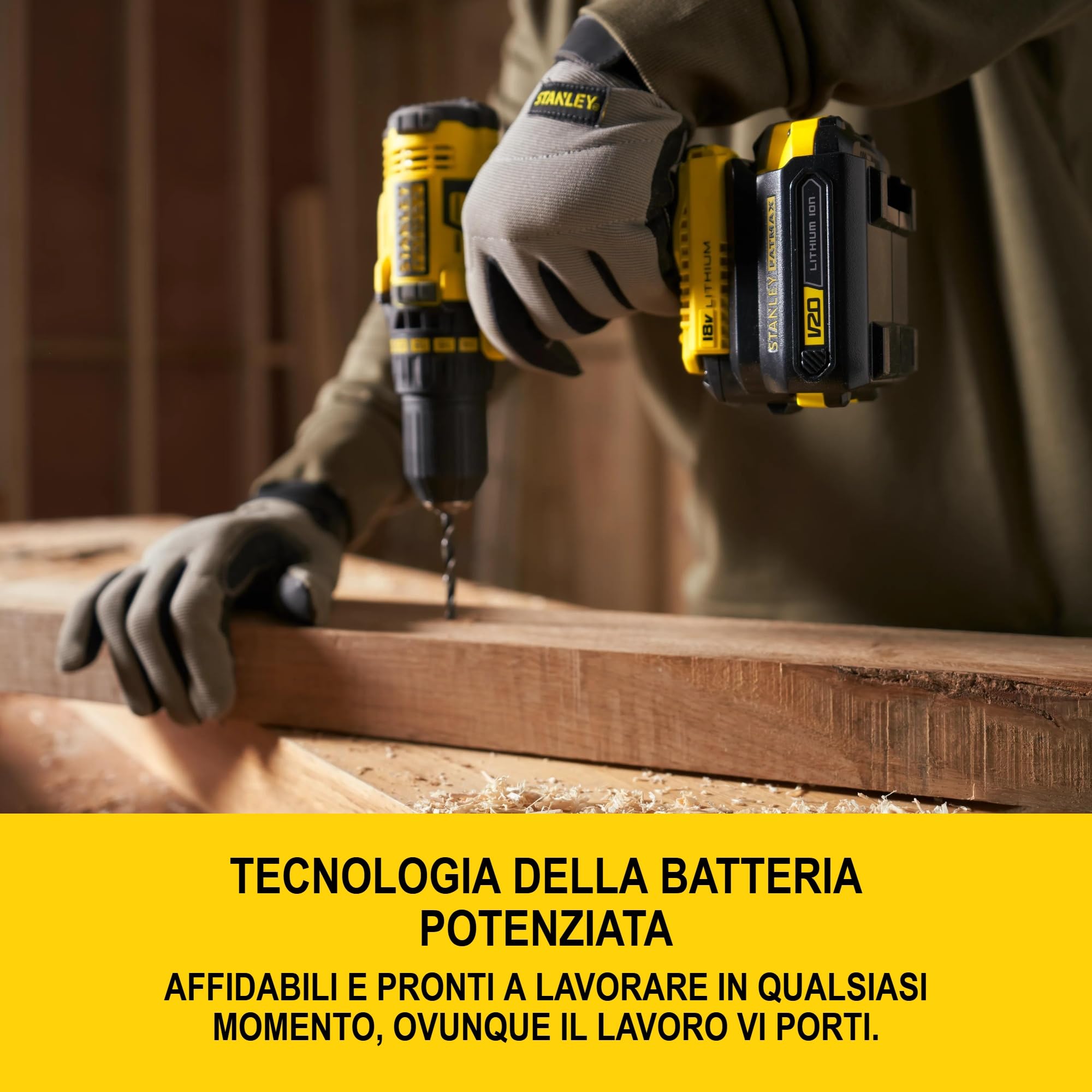 STANLEY FATMAX V20 2.0Ah e caricabatterie 1.25A, 18V, SFMCB10D1-QW