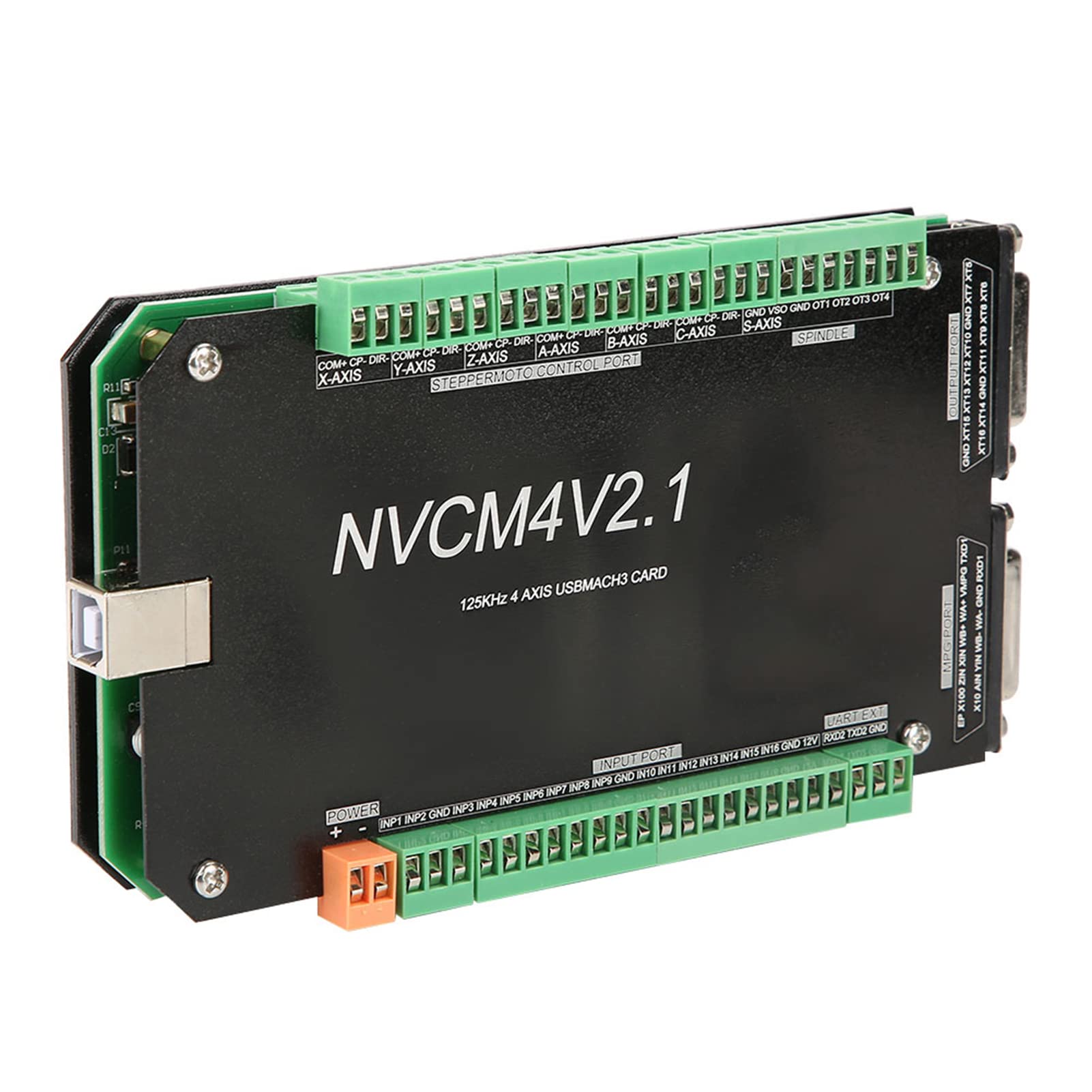 Carte Contrôleur CNC 6 Axes, Interface USB pour Moteur Pas à Pas pour la Plupart des Systèmes de Machines-outils