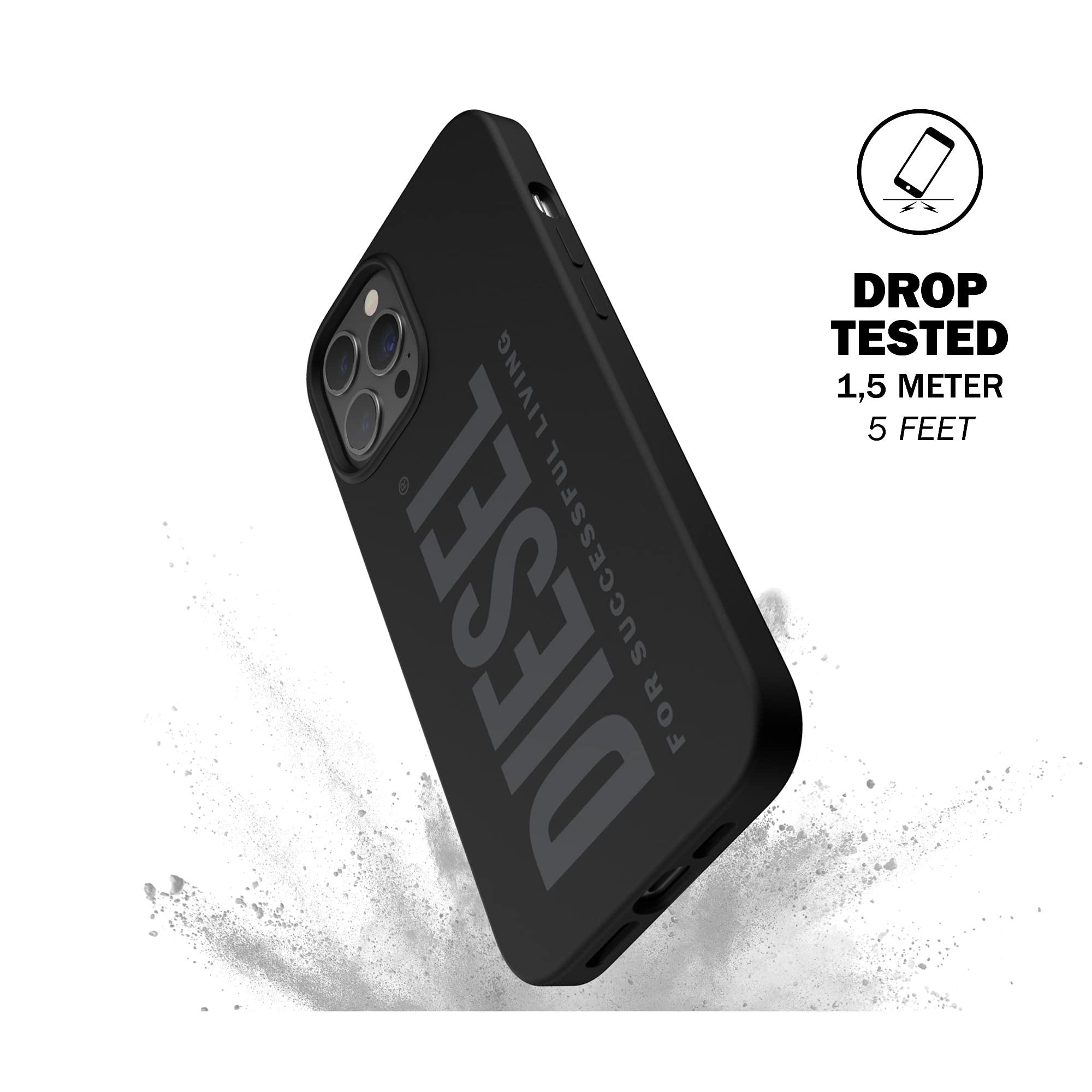 Custodia Silicone Per IPhone 12 PRO Max | Logo Diesel Antiurto | Bordi Rialzati E Anticaduta - Foto 11
