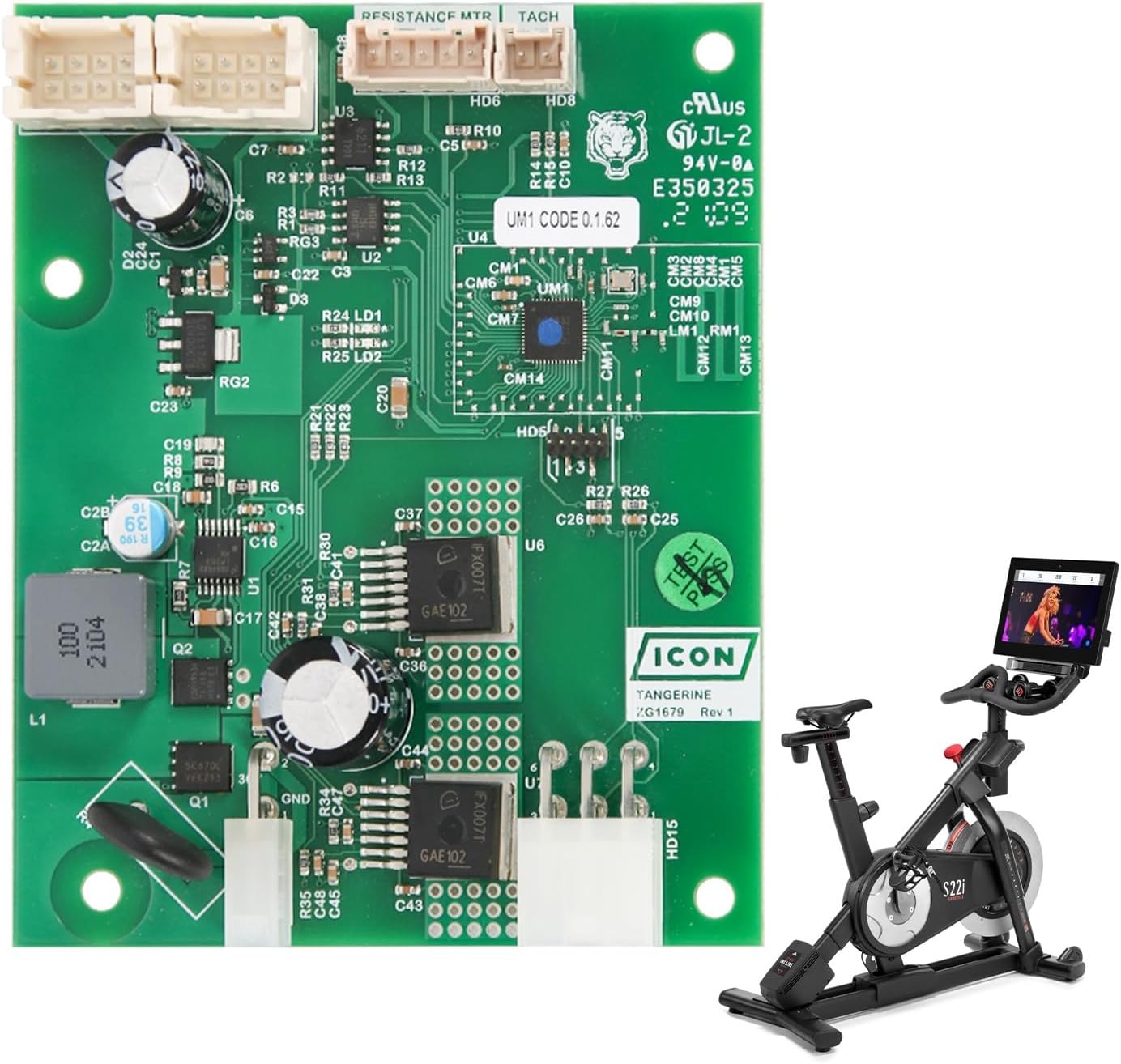 Motor Control Board Controller 430157 Works with S22I S15I Stationary Bike