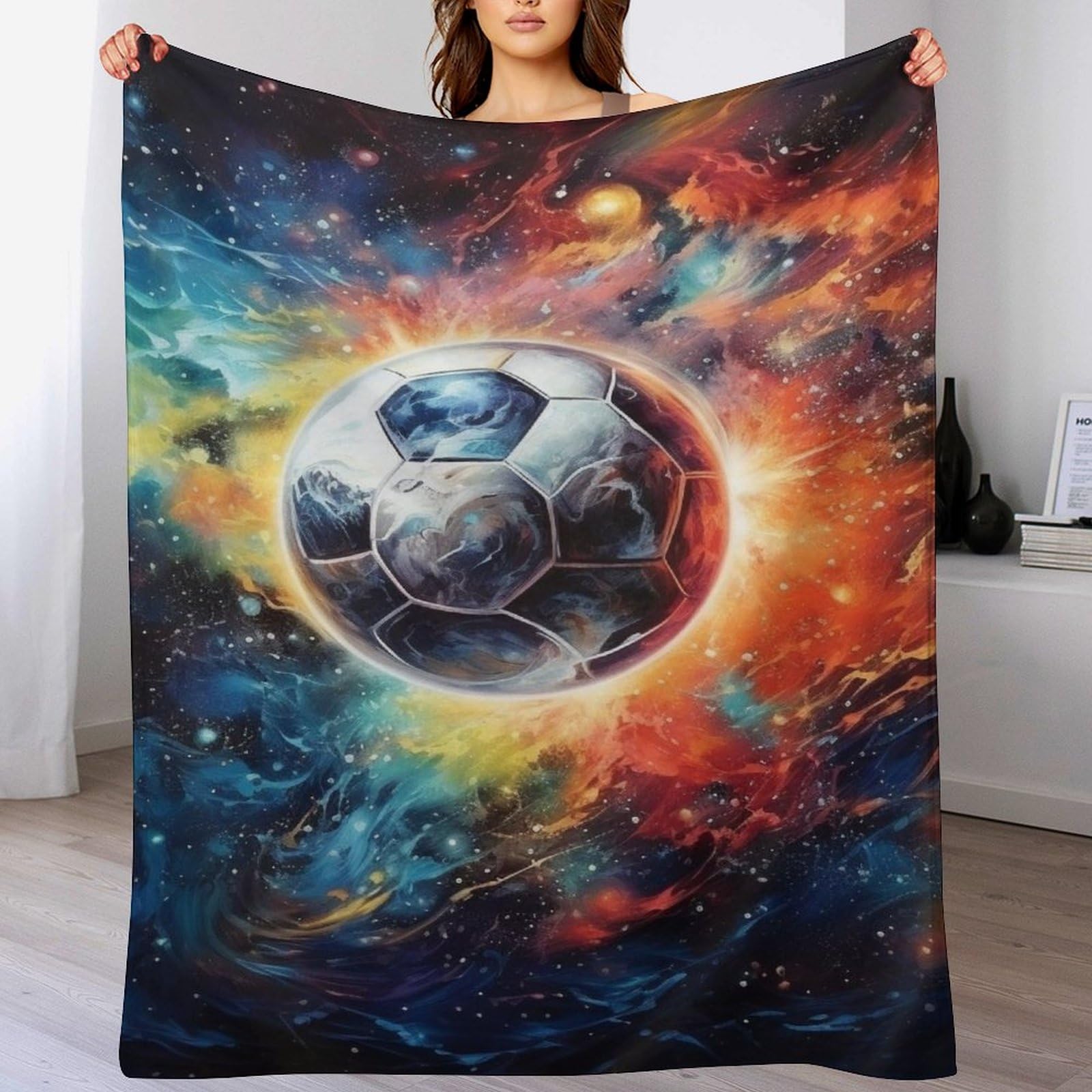Couverture polaire football idéale pour vos soirées match confort sur le canapé