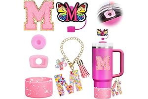 M&MS Coffee Sip-Along Set 6-Piece Rain Cup Accessories Set Weatherproof Lid Cap