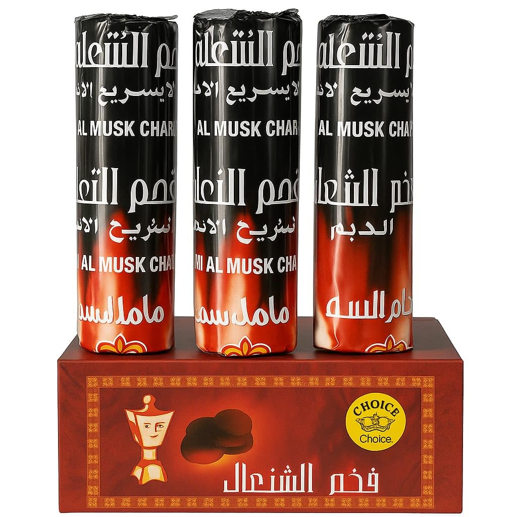 Coal for Dhoop - Odourless Charcoal for Dhoop Lasts for More Than 45 Minutes Quick Light Charcoal Tablets – for m Incense & Bakhoor | by LUCKY PASTA (Pack of 3 Roll (30 Discs))-image-21