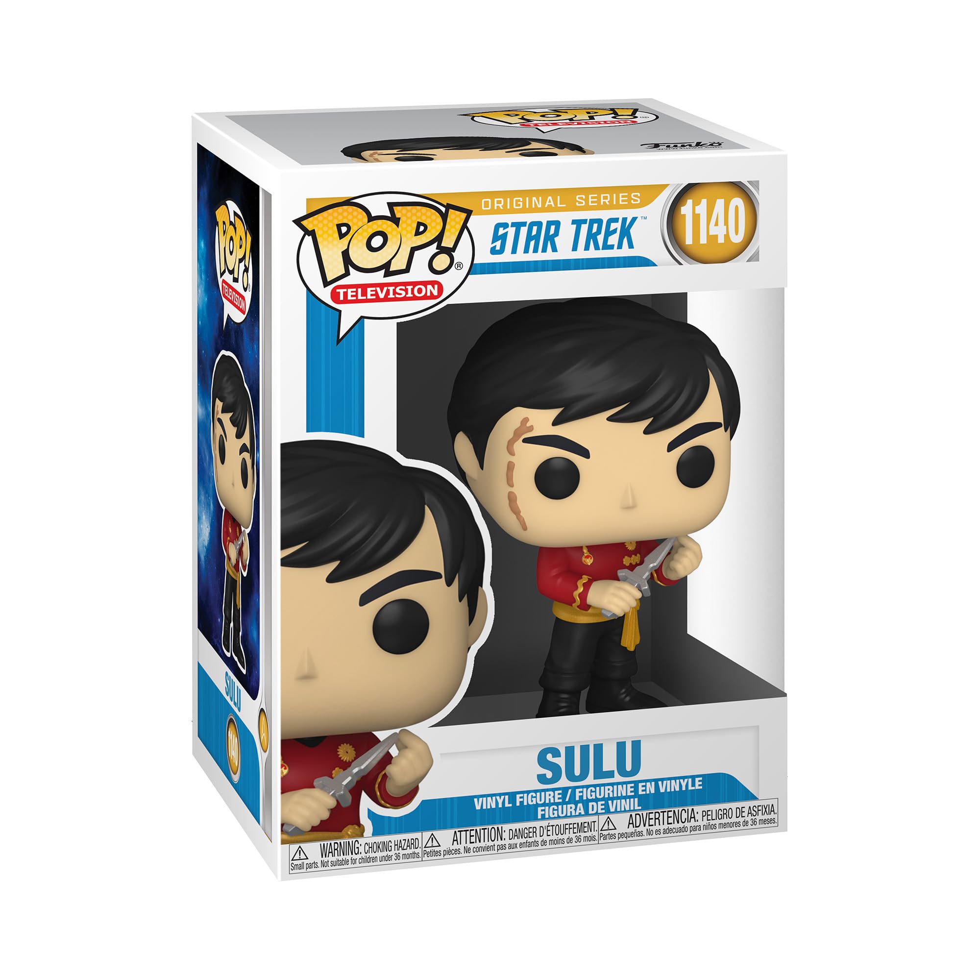 Funko Pop! Tv: Star Trek - Sulu - (Mirror Mirror Outfit) - Star Trek The Original Series - Figura In Vinile Da Collezione - Idea Regalo - Merchandising Ufficiale - Giocattoli Per Bambini E Adulti-image