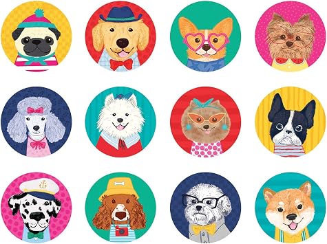 Mudpuppy Dog Portraits Mini Memory Match, Multicolor