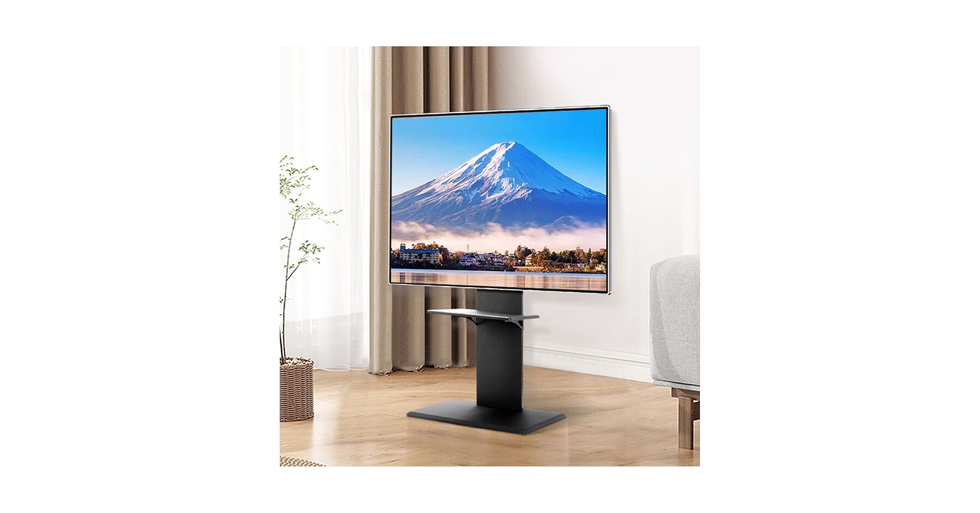 Amazon.co.jp: 32～70インチのテレビ用回転式フロアテレビ